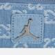 ກະເປົາເປ້ຜູ້ຊາຍແລະຜູ້ຍິງ Nike JORDAN denim travel bag mobile phone bag sport and leisure waist bag IZ8439-412