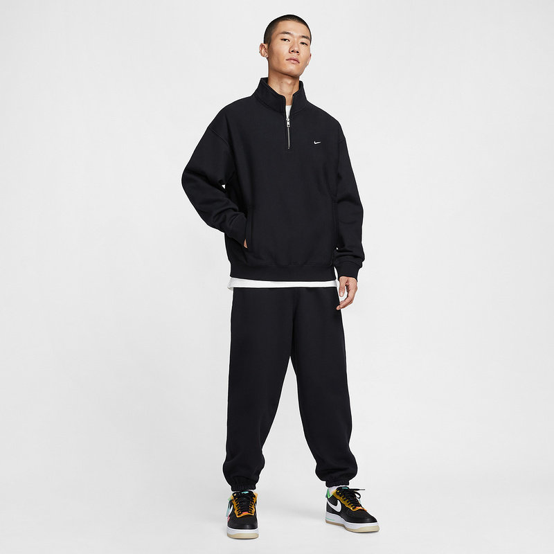 NIKE耐克加绒外套男新款半拉链立领卫衣针织运动套头衫HV1095-010,淘宝优惠券,粉丝福利购,淘宝优惠卷