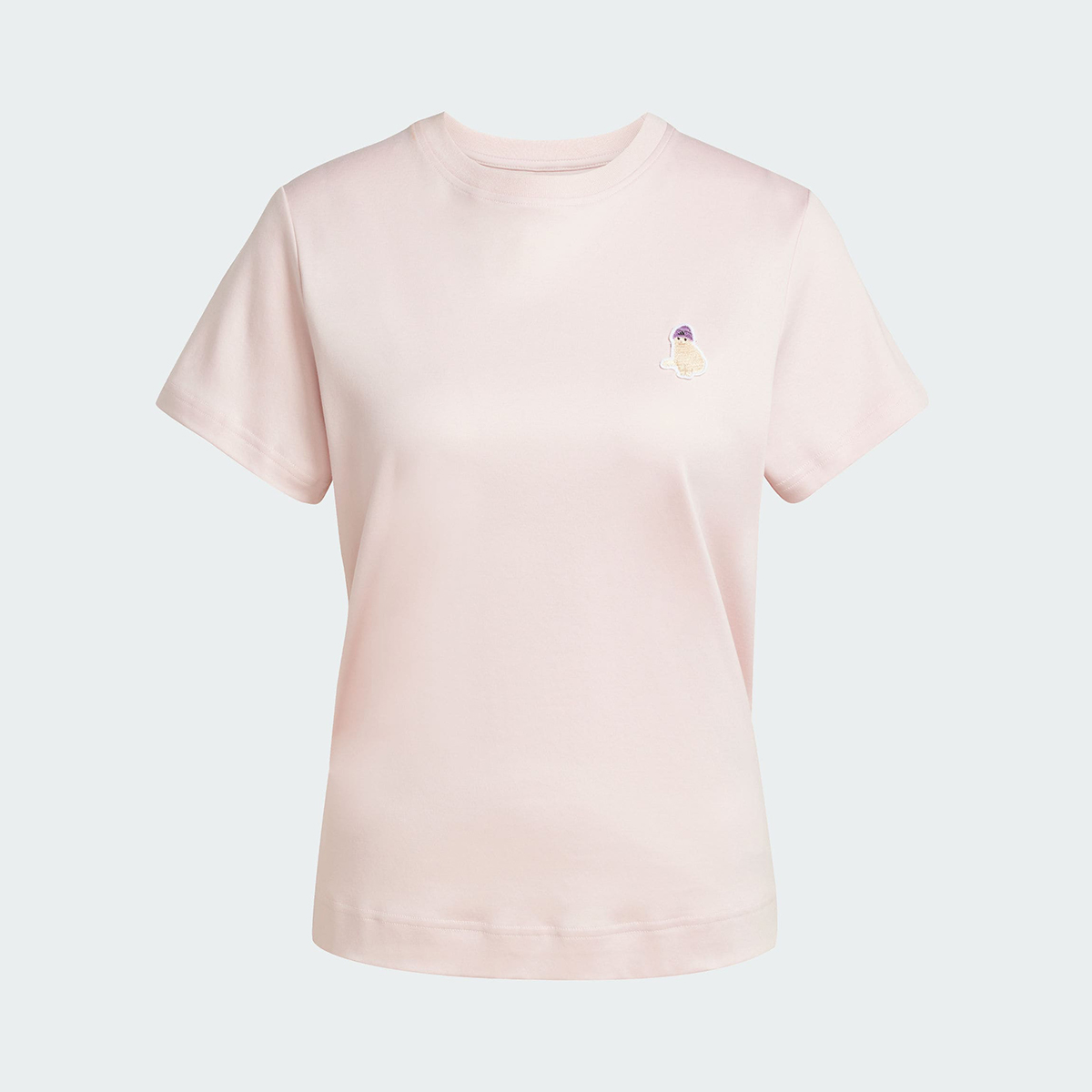 adidas阿迪达斯浅粉2025秋女彩色胶印小猫图案短袖T恤宽松JV8514 - 图3