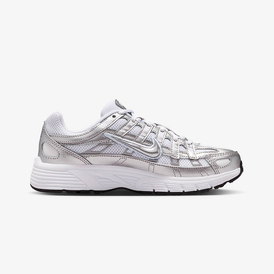 耐克女鞋男女童P-6000灰绿色大童冬季复古风透气运动鞋HV5064-101