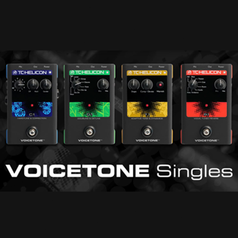 TC单块人声效果器 C1高音修正 Tc-Helicon VoiceTone C1效果器-图2