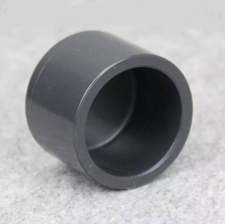 台湾三厘 upvc管帽国标塑料饮用水管配件 管堵 堵头 封帽20-160mm