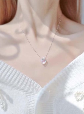 琉璃香水瓶项链吊坠项链纯银女