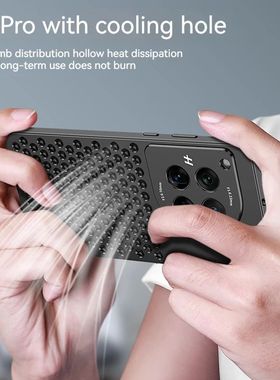 For One Plus 12 Metal Heat Dissipation Phone Case Aluminum A