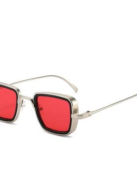 New Vintage Metal Steampunk Sunglasses Men Women Square Sun