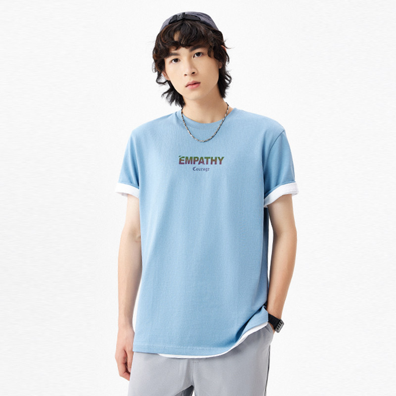 a21男装短袖黑2022夏季新款t恤 a21T恤