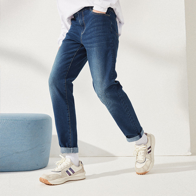 a21冬新款2021低腰小直筒牛仔裤 a21牛仔裤