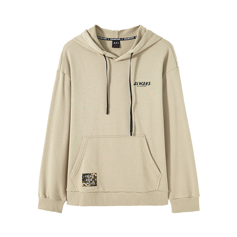 a21秋男装新款宽松连帽长袖卫衣 a21卫衣