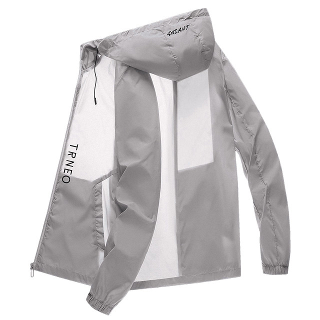 Men's light and sun protection skin coat in summer