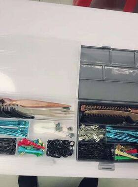 化妆师夹子梳子收纳盒化妆盒整理