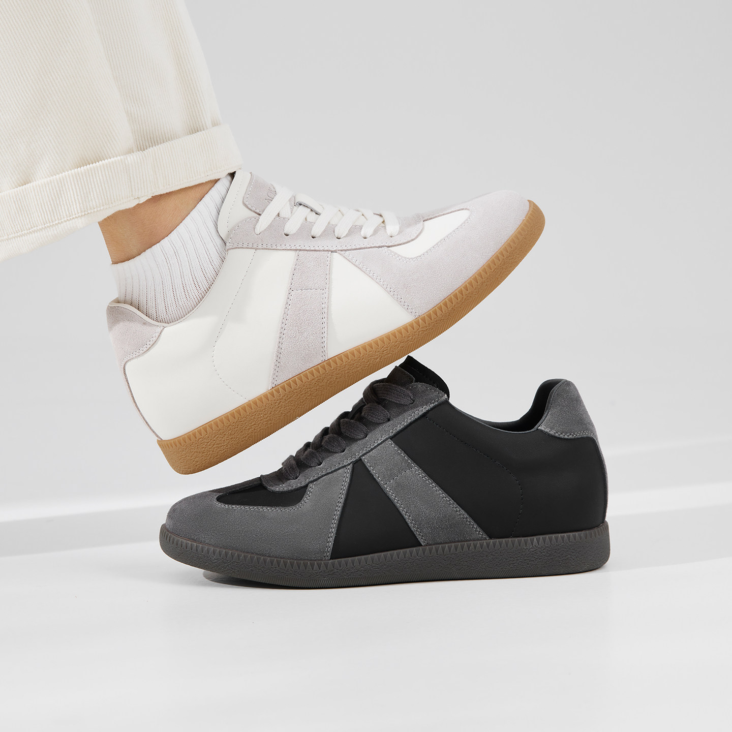 奥康 男鞋2026春季新款时尚德训鞋阿甘鞋日常简约百搭增高休闲鞋,淘宝优惠券,粉丝福利购,淘宝优惠卷