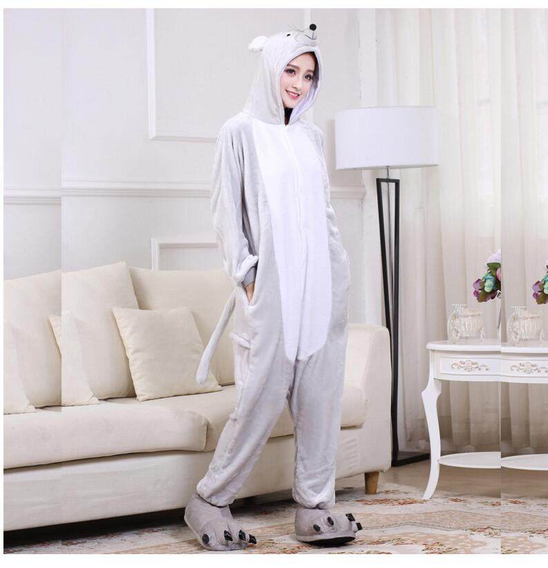 十二生肖老鼠卡通连体睡衣kigurumi情侣演出法兰绒加厚onesie男女,淘宝优惠券,粉丝福利购,淘宝优惠卷
