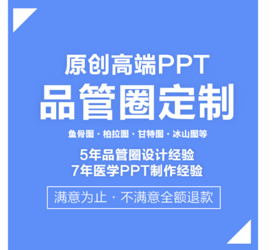 医疗品管圈PPT模板护理护士手册代做品管圈汇报ppt美化入门辅导 - 图0