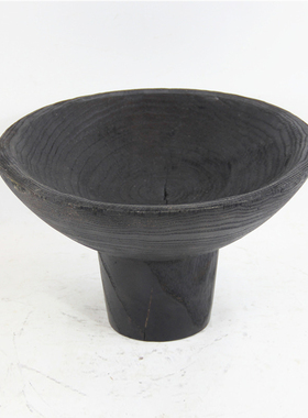 摆盘桌面黑色托盘果盘收纳镂空碗