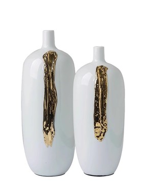 售楼部黑色陶瓷现代中式风装饰罐