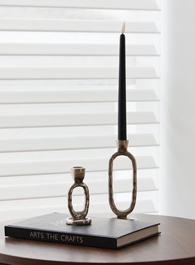 客厅酒店餐厅桌面蜡烛台装饰摆件