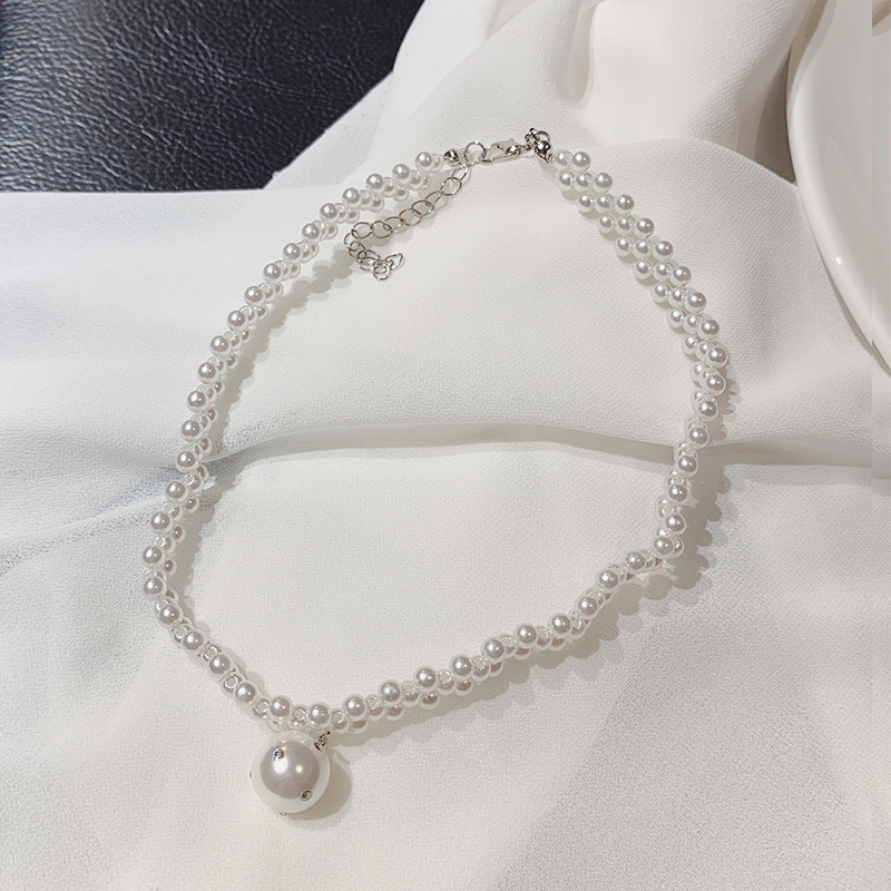 颈链项链脖子饰品 小众短款珍珠锁骨链仙女气质简约网红 ins choker 颈链项链脖子饰品 小众短款珍珠锁骨链仙女气质简约网红 ins choker
