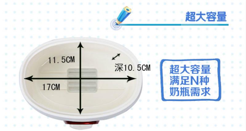 爱婴思堂双瓶暖奶器温奶器婴儿多功能智能自动母乳热奶器消毒器 - 图1