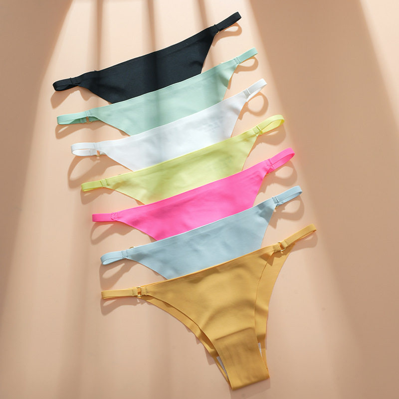 欧美跨境无痕内裤女士绑带套装镂空流苏开挡免脱腿环低腰大码内裤,淘宝优惠券,粉丝福利购,淘宝优惠卷