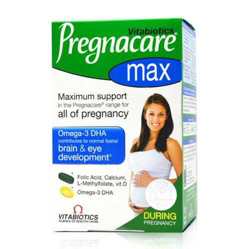 27年12月英国pregnacare max孕妇专用维生素片叶酸DHA鱼油孕期钙 - 图3