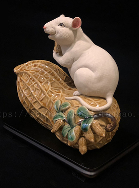 吉祥生肖老鼠新中式风家居摆设