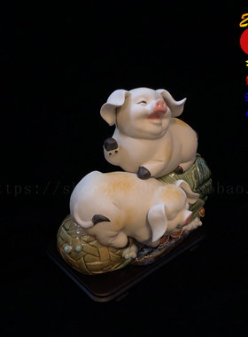 石湾公仔家居客厅送礼装饰摆件