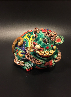 公仔十二生肖老鼠石湾陶瓷