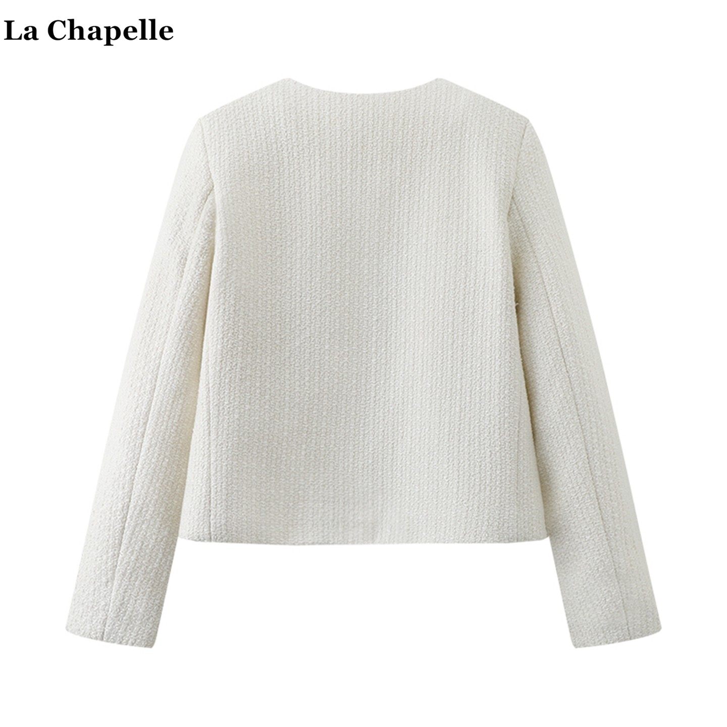 拉夏贝尔/La Chapelle法式小香风外套女秋冬新款名媛气质夹克上衣,淘宝优惠券,粉丝福利购,淘宝优惠卷