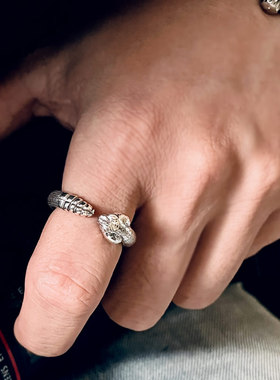 VANTICHI纯银小众轻奢开口戒指