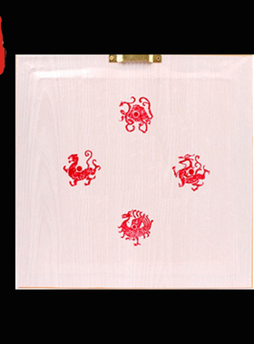 老神仙铜板麒麟山海镇凸镜挂件