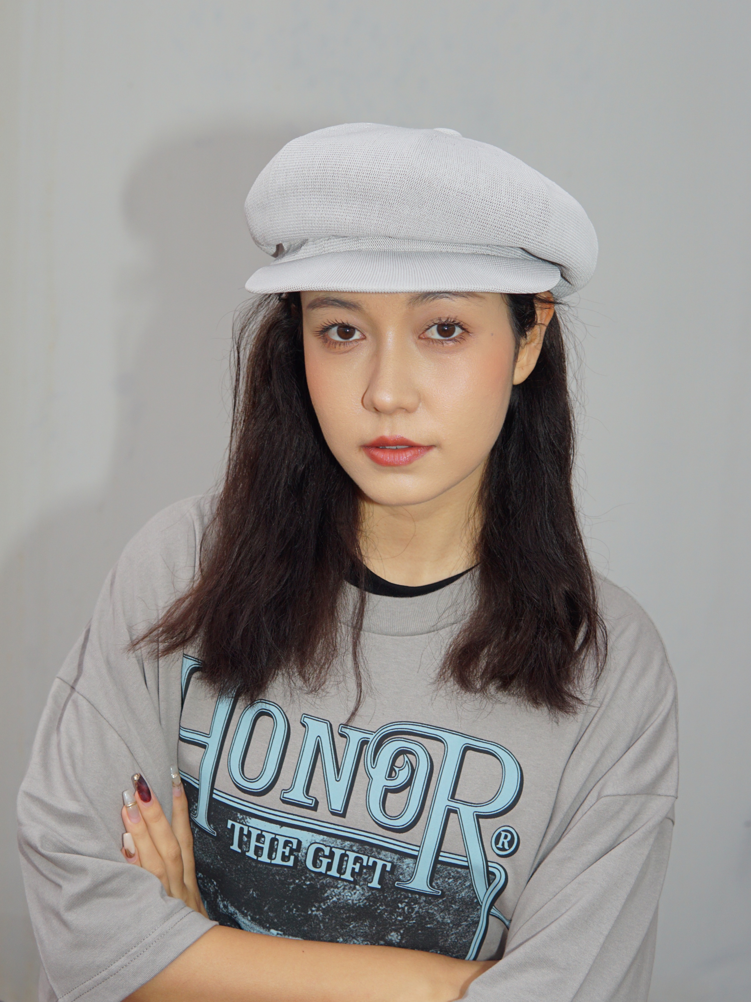 Kangol Spitfire/Hawker Cap袋鼠jisoo同款羊毛报童帽网眼贝雷帽-图1