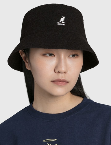 Kangol Bermuda Bucket Hat袋鼠遮阳平顶渔夫帽盆帽防晒男女帽子 - 图1