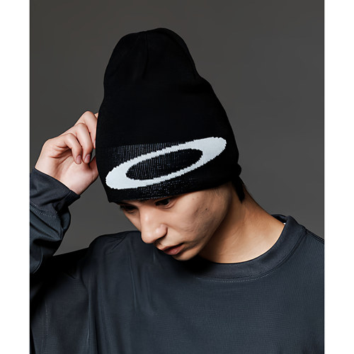 Oakley Ellipse Beanie 欧克利大椭圆拼色秋冬保暖无檐针织冷帽 - 图2