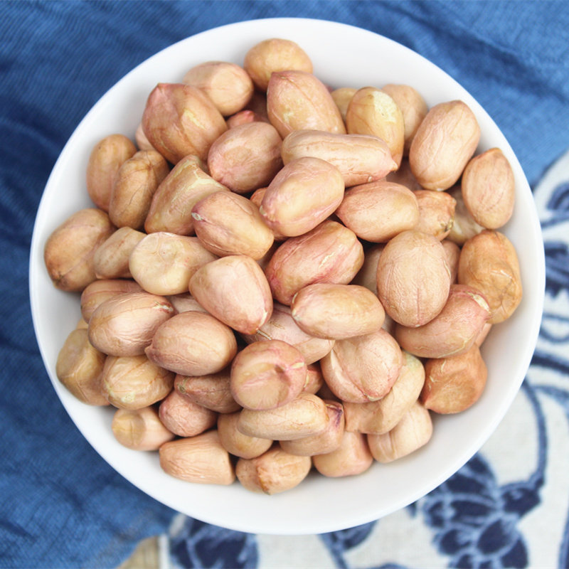 农家自产 白皮花生米 生 新货 煮粥榨油打豆浆 生花生仁 散装250g