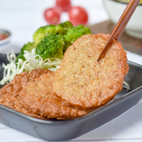 台湾放牛吃草爱之素素香鸡排人造肉素肉素食汉堡防荤慈生 - 图0