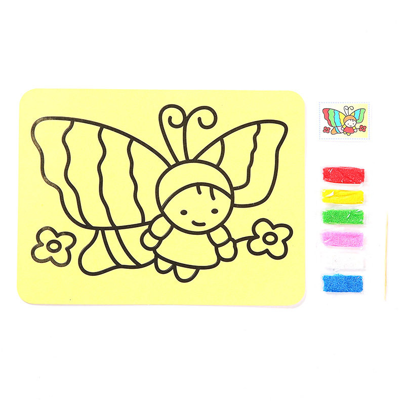 创意沙画套装幼儿园手工制作DIY涂鸦画材料彩沙学生奖励毕业礼品