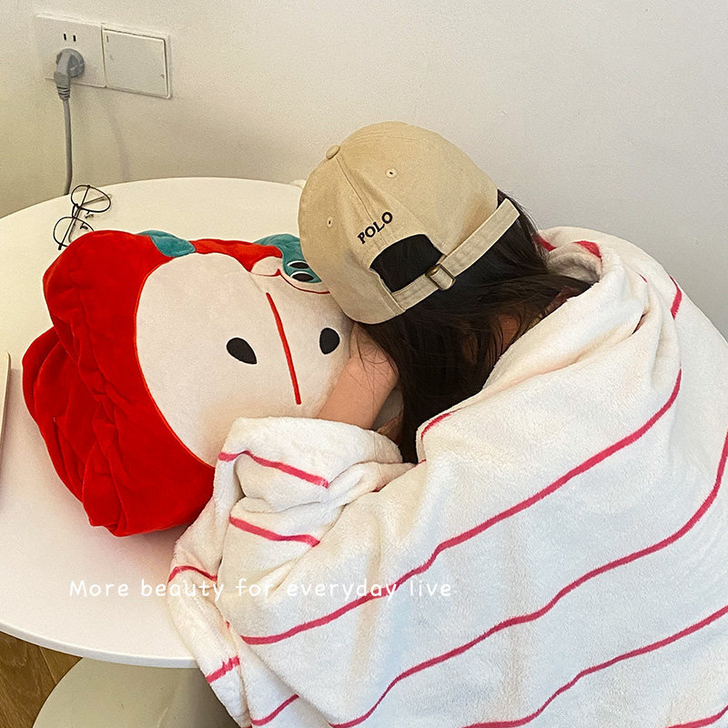 午睡毯抱枕二合一办公室工位午休空调毯子夏季珊瑚绒毛毯沙发盖毯,淘宝优惠券,粉丝福利购,淘宝优惠卷