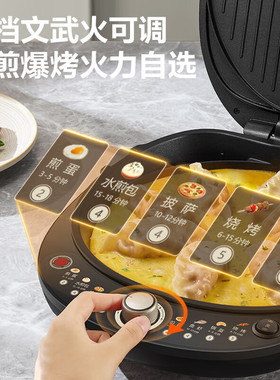 苏泊尔新款蒸汽煎烤电饼铛