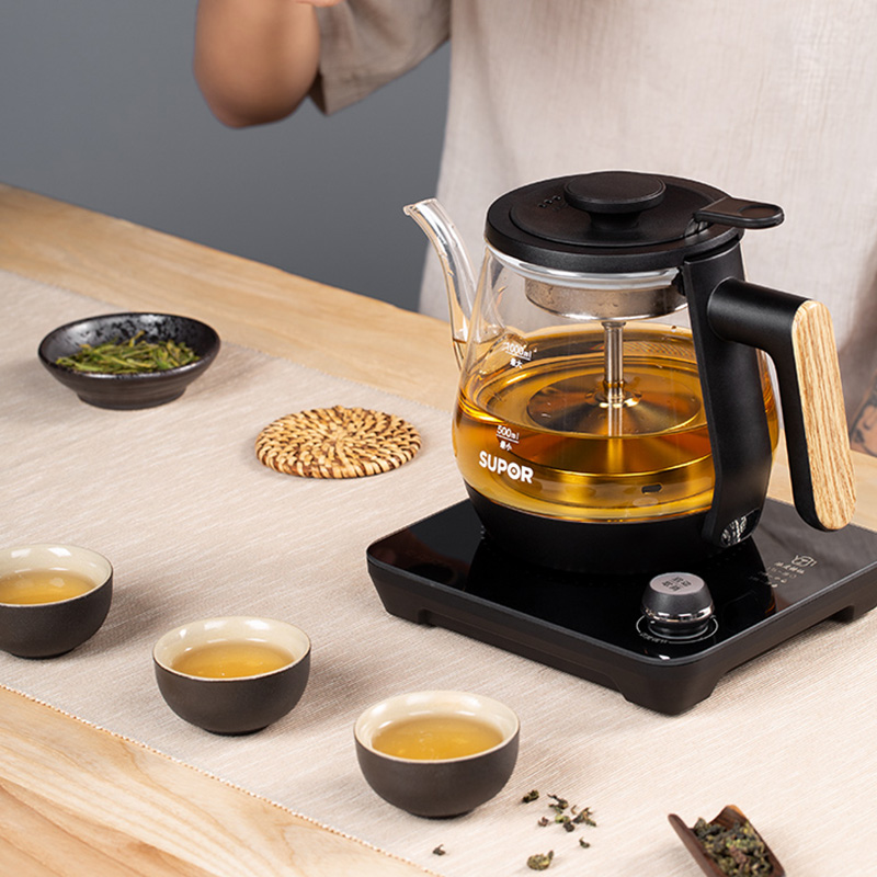 苏泊尔官方旗舰店苏泊尔C02养生煮茶器家用多功能茶艺煮茶壶办公室小型花茶壶养身1