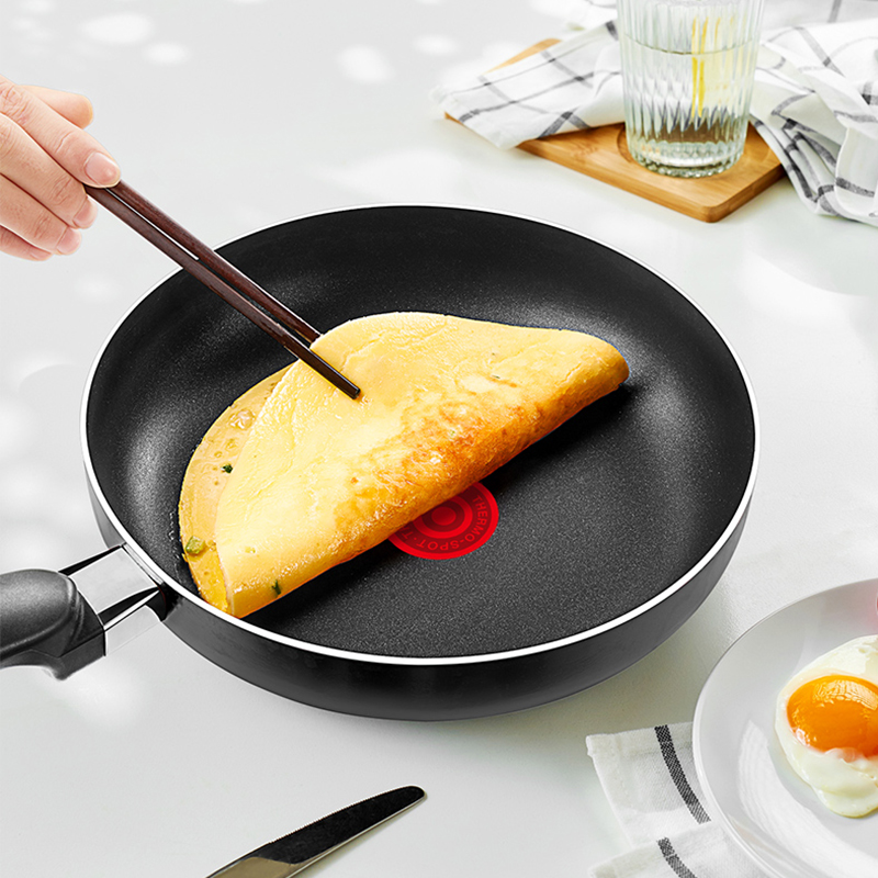 苏泊尔官方旗舰店苏泊尔火红点锅具套装无油烟锅具两件套家用煎锅奶锅TP2112E套装3