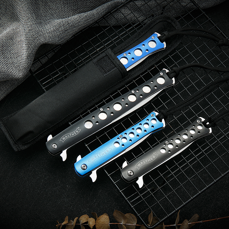 户外折叠刀防身刀高硬度小刀随身短刀野外露营求生锋利水果刀长款 - 图2