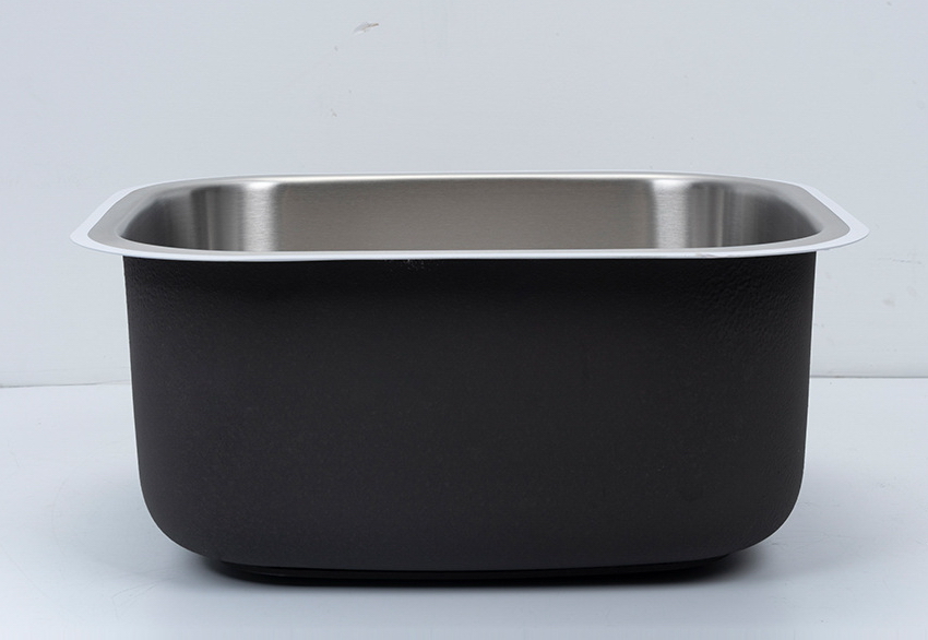 SUS304不锈钢小水槽1.2 阳台吧台拉丝小单盆 洗手盘外贸原单 4540 - 图1