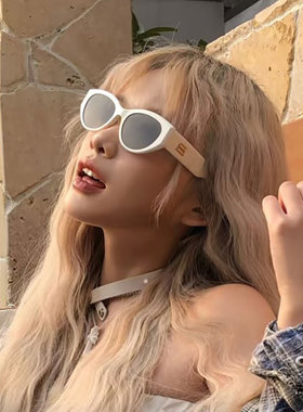 2025新款猫眼墨镜女款太阳镜显瘦