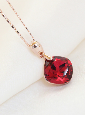 威妮华水晶合金拿出锁骨链耳环