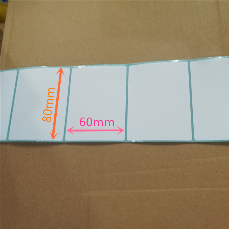 Waterproof and scratch-proof three-proof thermal printing paper self-adhesive