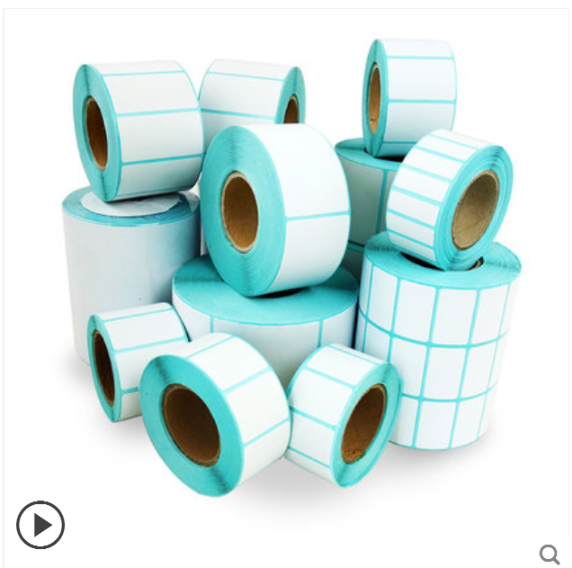 Waterproof and scratch-proof three-proof thermal printing paper self-adhesive