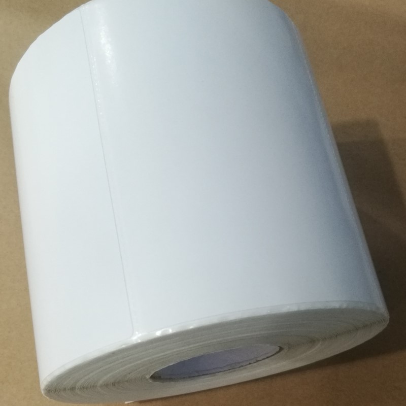 特惠条码贴纸100x75铜版不干胶纸TSCTE244 247 344 GP1124T 1524T ZD888T ZT411 511 210 230 XPH500B打印纸 - 图1