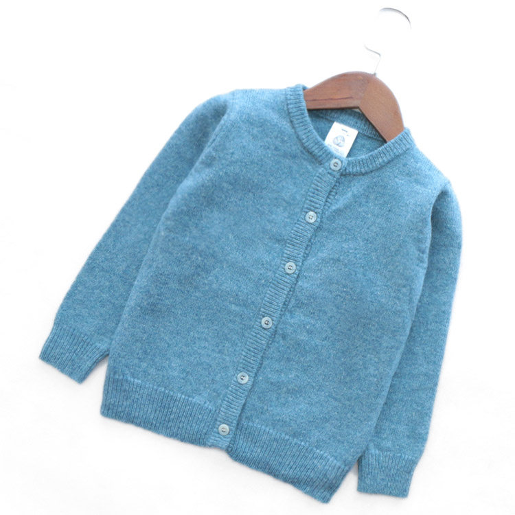 2025春秋新款纯色毛衣开衫男女童羊毛衫儿童针织衫中大童外套薄款,淘宝优惠券,粉丝福利购,淘宝优惠卷