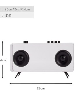 黑胶唱片机模型欧式轻奢摆件复古留声机酒柜电视柜家居乐器装饰品