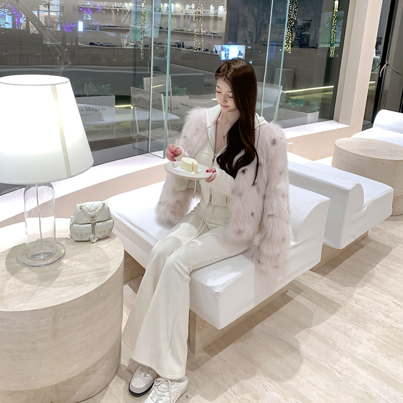 若语定制 韩女套装高克重连帽喇叭裤套装时尚显瘦连帽衫两件套,淘宝优惠券,粉丝福利购,淘宝优惠卷